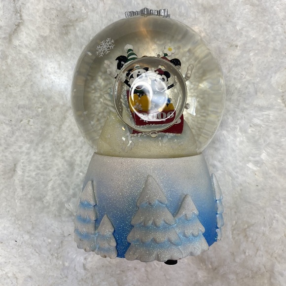 2006 Minnie Mickey Mouse Snowglobe Snow Globe Water Globe Disney Collectible - Picture 7 of 8